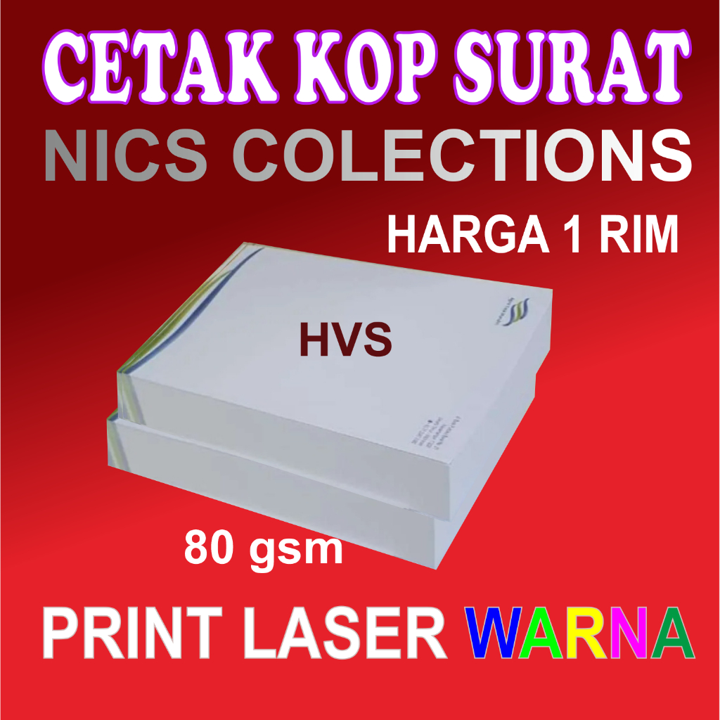 

CETAK KOP SURAT 1 RIM A4/F4