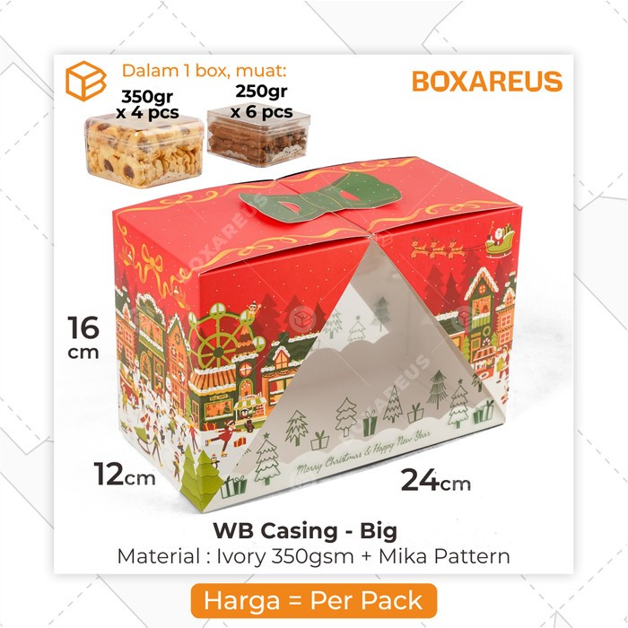 

Packaging Hamper Christmas Box Natal Dus Kue Kering | WB Casing Big