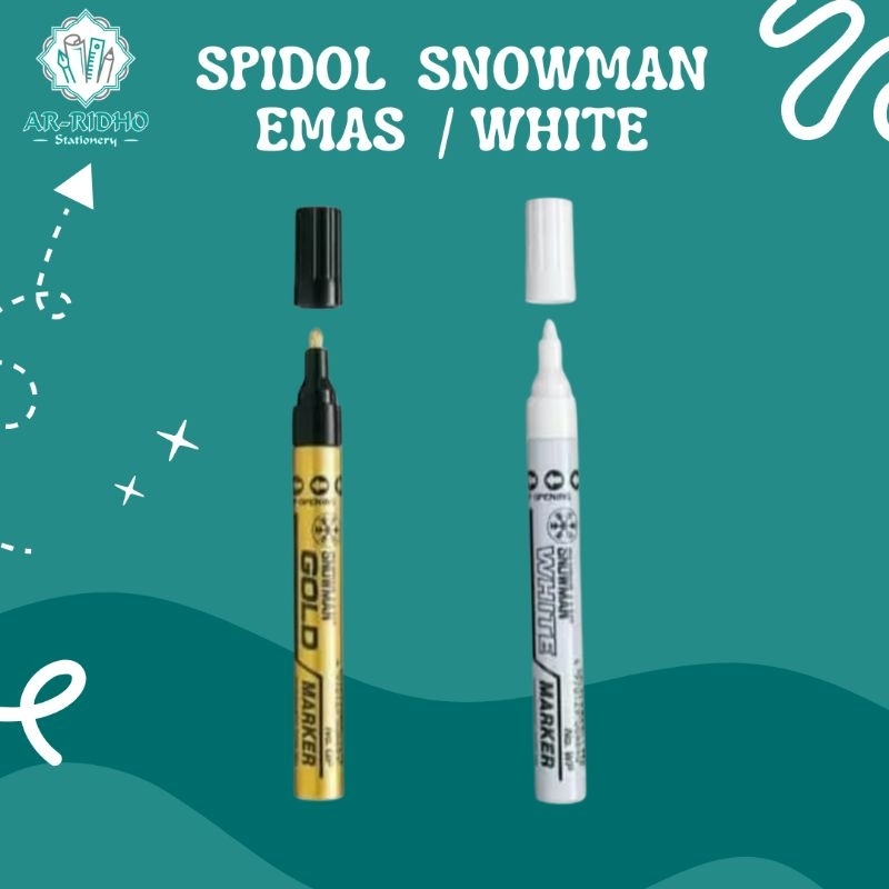 

Spidol snowman paint marker