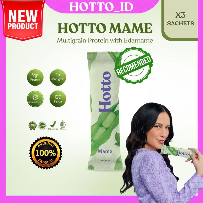 

Hotto Mame 3 sachets Multigrain Protein with Edamame