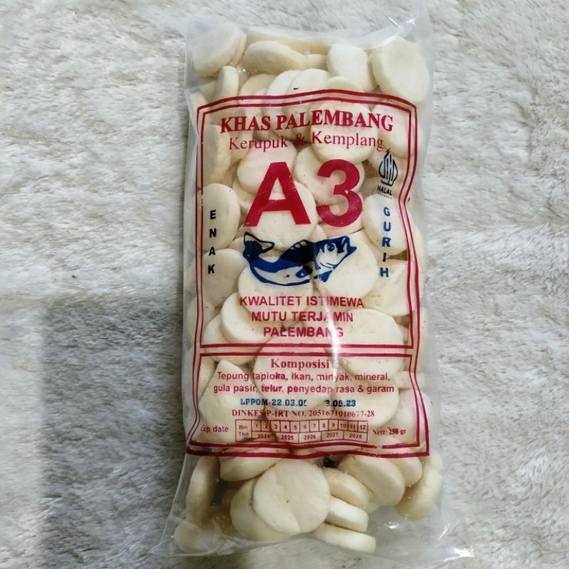 

Kemplang Mini A3 Asli Palembang 200 gram