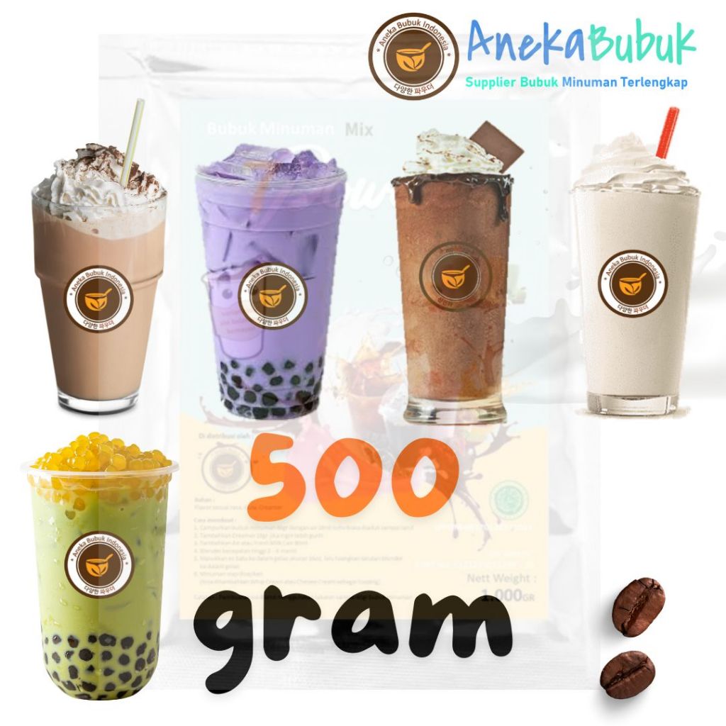 

500 GRAM - Bubuk Minuman Aneka Rasa bisa piliih variant