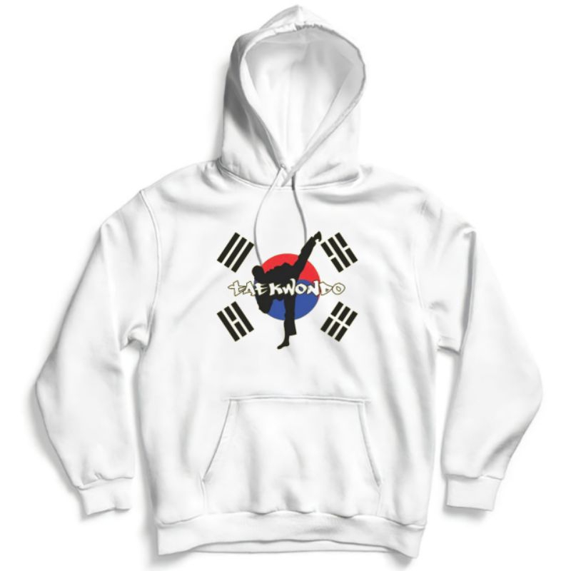 Jaket Hoodie Bela Diri Taekwondo Korea Olahraga - Pria Wanita Custom Distro Polos