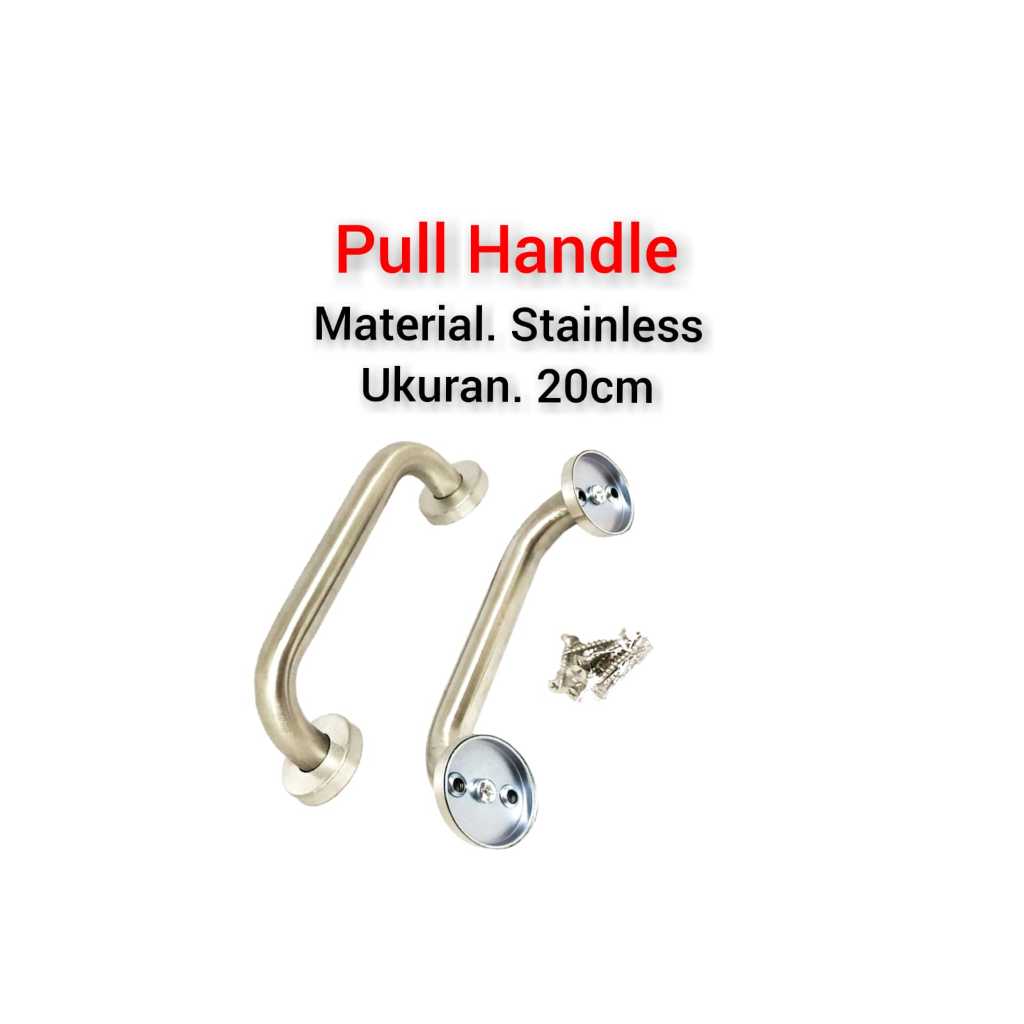 Pull Handle Stainless Steel Tarikan Pintu Garasi Gagang Bulat
