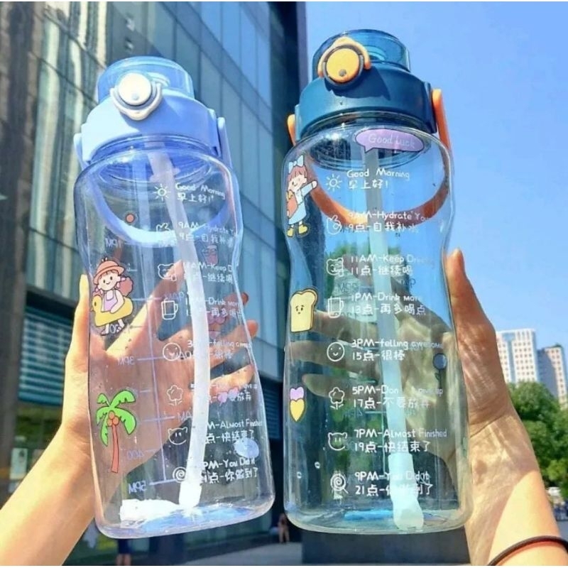 BOTOL MINUM TRANSPARAN 2 LITER