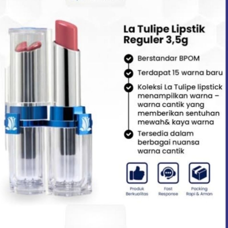 LA TULIPE Lipstick 3,5gr Lip Stick Lipstik