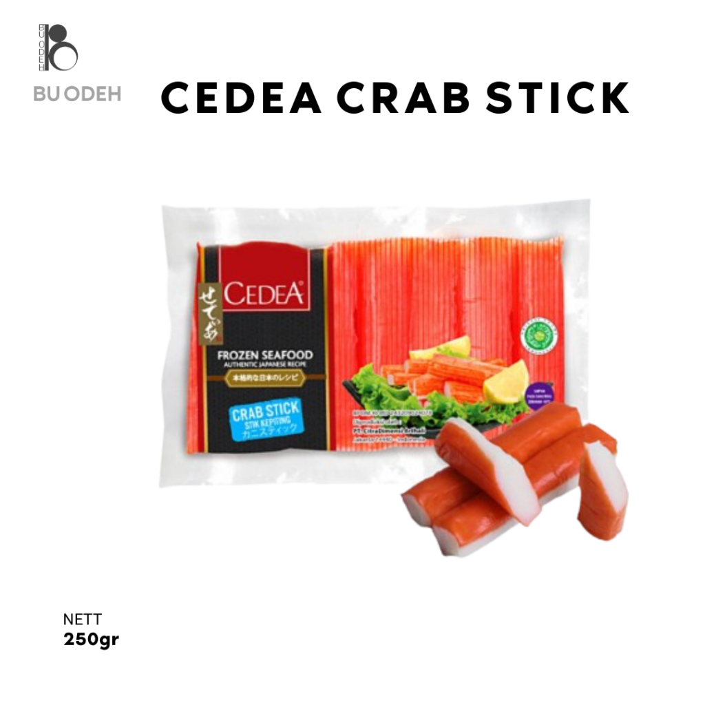 

Cedea Crab Stick 250g / Cidea Krab Stik 250 Gr Imitation Crab Imitasi Kepiting Olahan Ikan