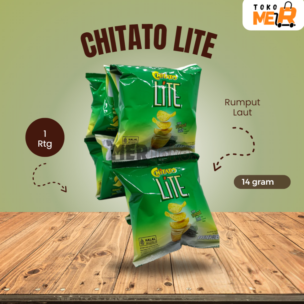 

Chitato Lite rasa Rumput Laut (10 x 14 gr)