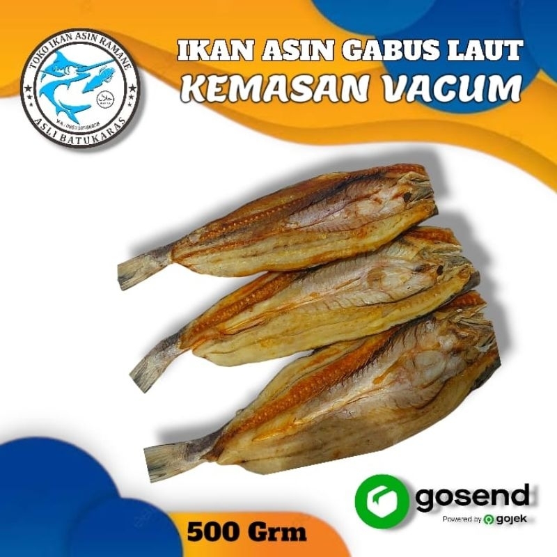 

Ikan Asin Gabus Laut Asli Batukaras Gesek Gabus