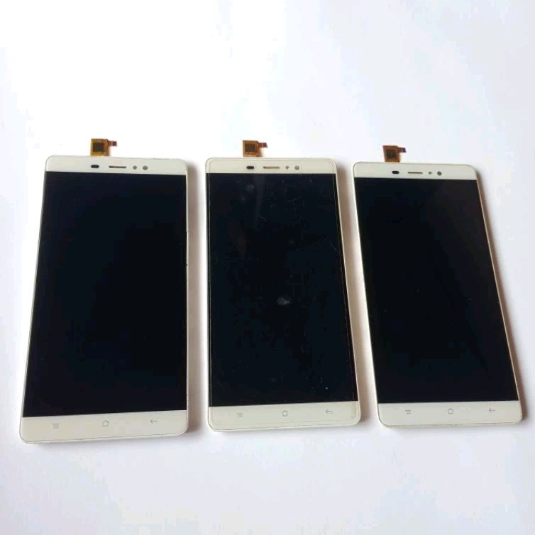 Lcd fullset plus frame Polytron Yap 6 posh note 4G 551 Original Copotan Garansi normal
