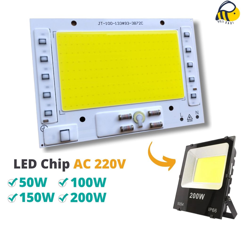 Bohlam Mata LED 220V 50W 100W 150W 200W AC 220V - COB LED Besar Untuk Lampu Sorot