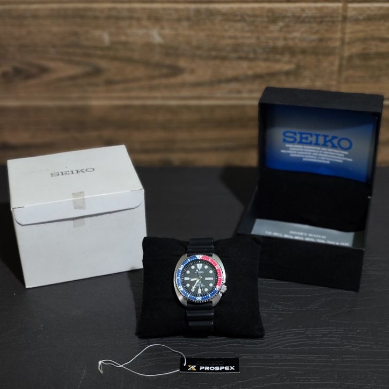 Jam Tangan Seiko Prospex Turtle Pepsi SRP779 SRP779K1  SRPE95 SRPE95K1 Second Bekas
