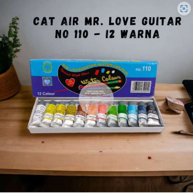 

(1 PAK) Cat Air Guitar No. 120 / MR Love Guitar Water Colour / Water Color / Mr. Love Guitar