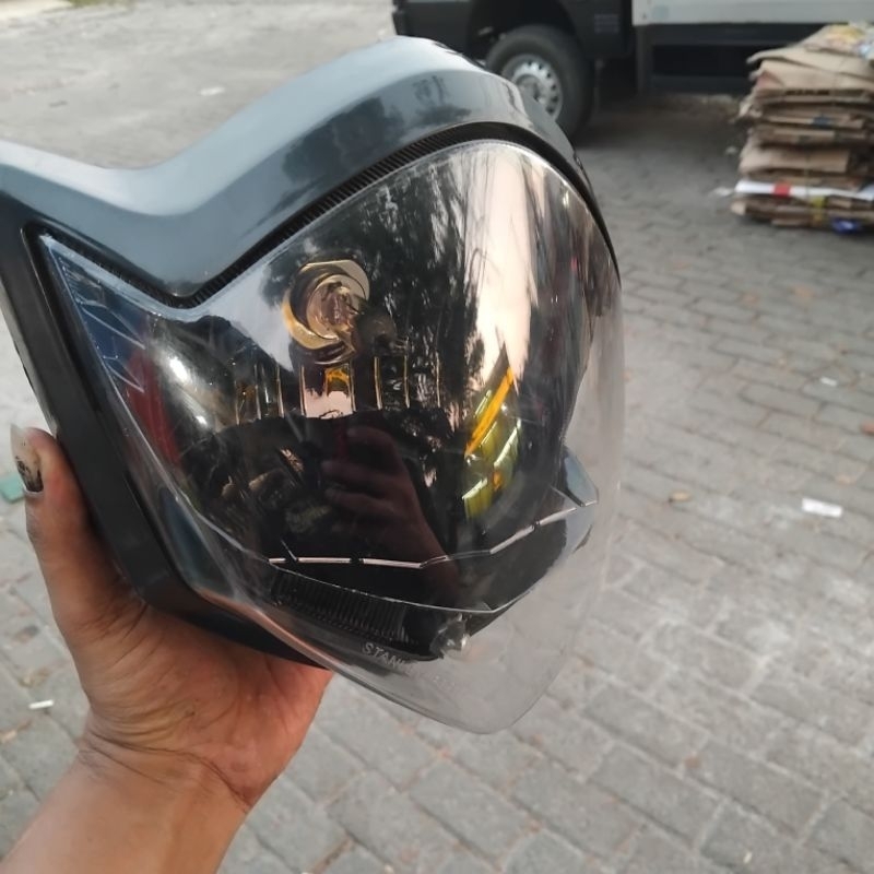 refletor lampu depan vixion old 2010 2012