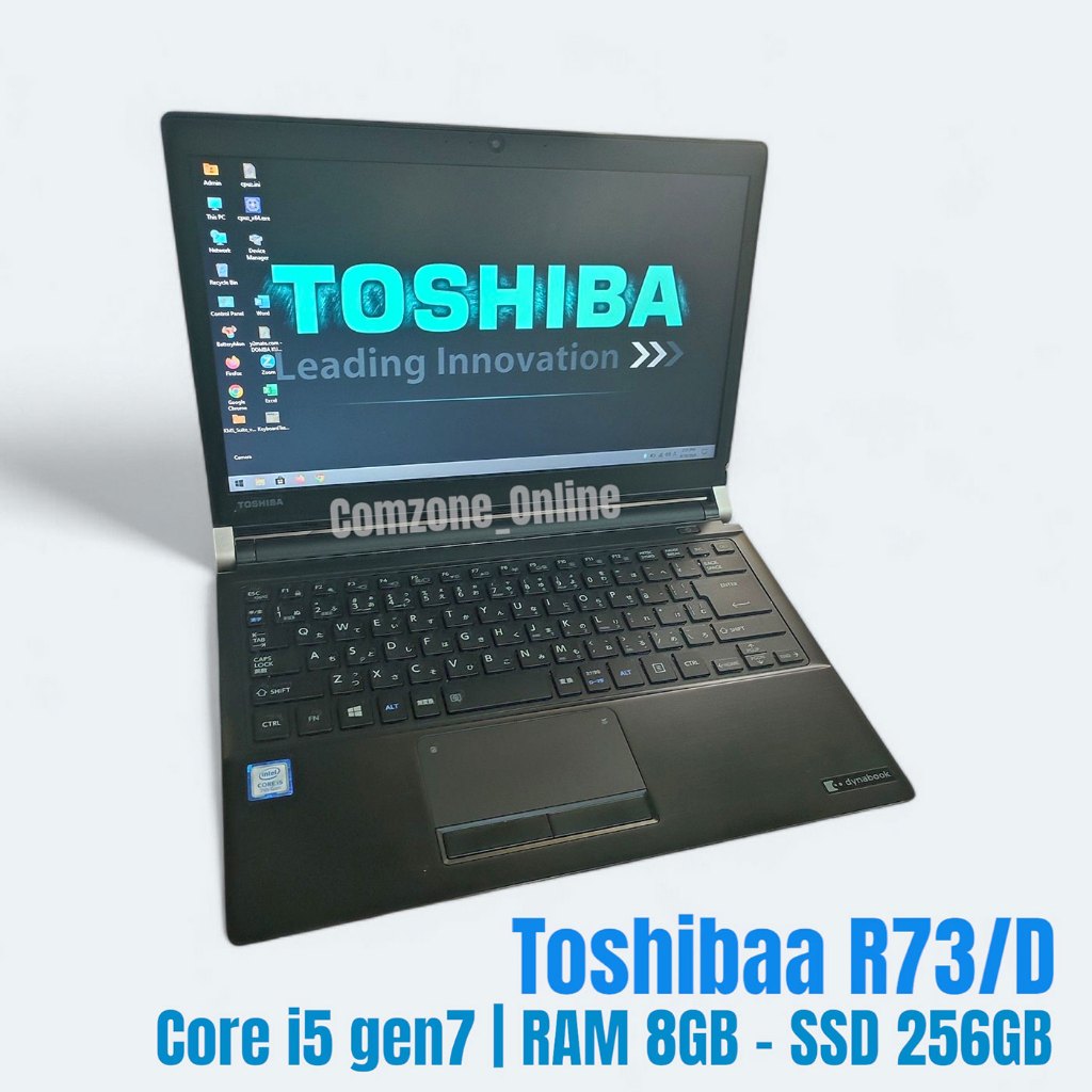 Laptop Core i5 gen7 Ram 8GB SSD 256GB Toshiba R73/D nbts18