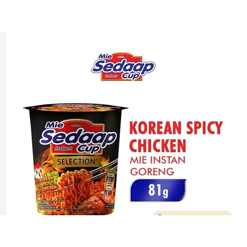 

Sedaap Mie Instant Korean Spicy Chicken 81G