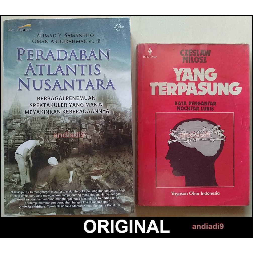 PERADABAN ATLANTIS NUSANTARA AHMAD Y. SAMANTHO YANG TERPASUNG CZESLAW MILOSZ KATA PENGANTAR MOCHTAR 
