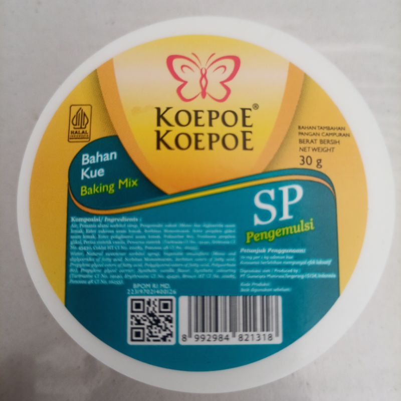 

SP koepoe koepoe pengemulsi