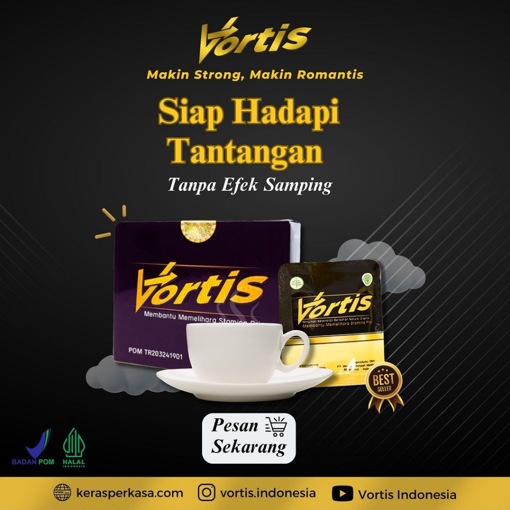 DISKON SPESIAL Paket 10 Sachet Vortis Herbal Alami Original | Dr.Yusuf Bachmid | Vortis Perkasa