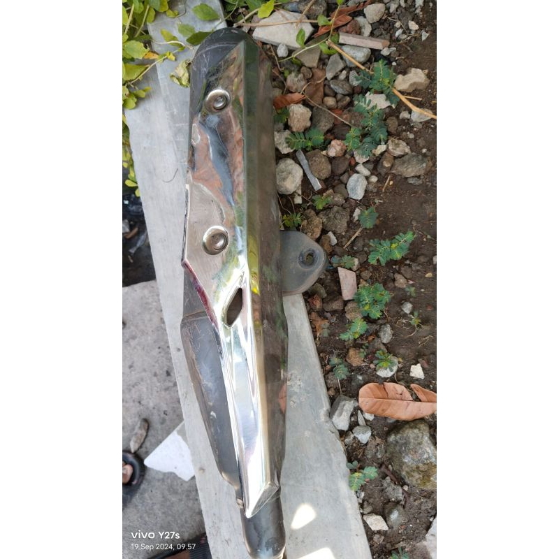 Knalpot Supra x 125 Fi original copotan