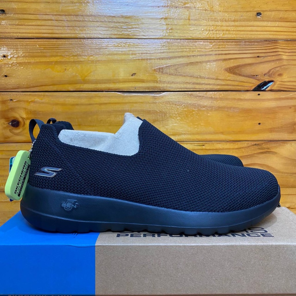 ONLY SIZE 45 SEPATU SKECHERS PRIA SKECHERS GO WALK MAX MODULATING 216170 FULLBLACK SLIP ON CASUAL FO