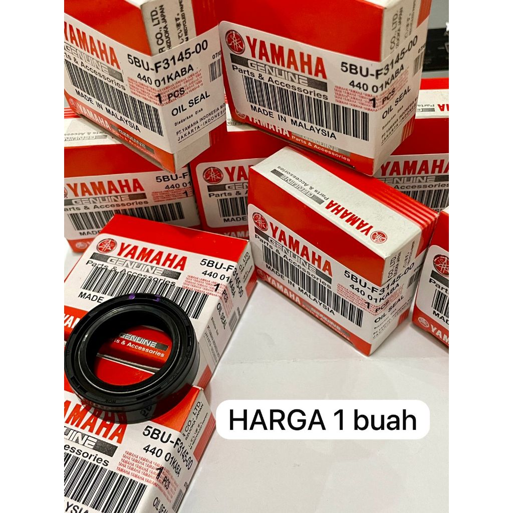 SEAL SHOCK DEPAN YAMAHA 125 Z/125 ZR/ORIGINAL MALAYSIA (KODE 5BU)
