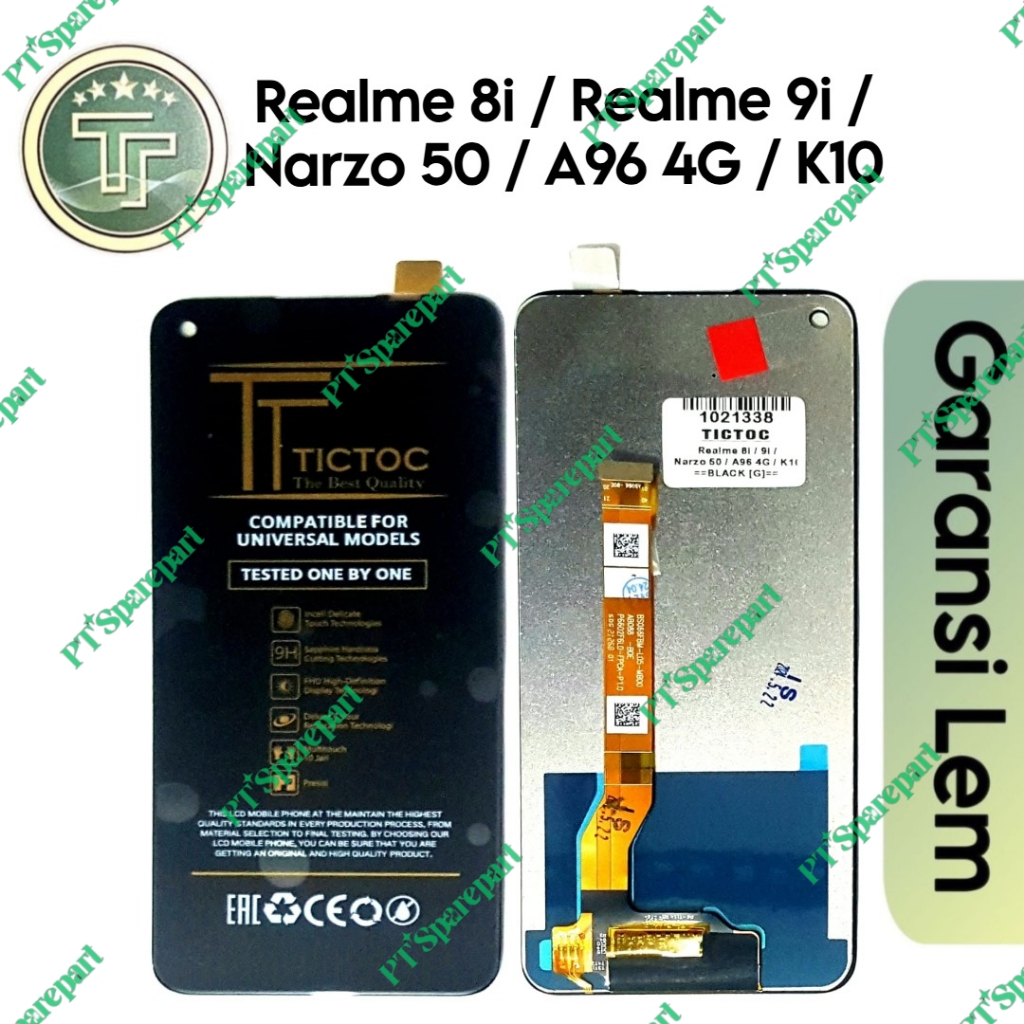 LCD Touchscreen Fullset Realme 8i / Realme 9i / Narzo 50 / A96 4G / K10 / RMX3151 / RMX3491 / RMX328