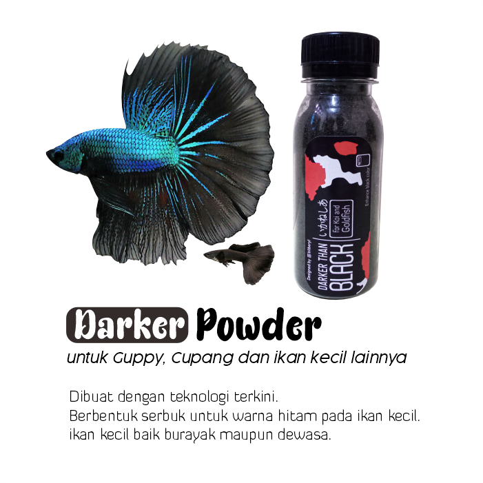 

Makanan Serbuk Pelet Warna Hitam Cupang Guppy Bkn Artemia NRD 50