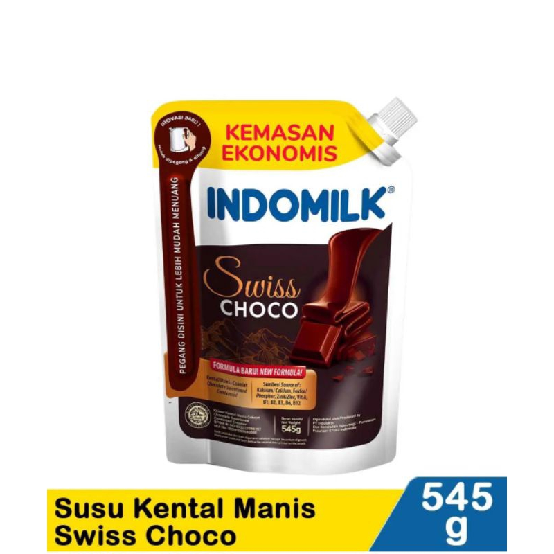 

[COD] INDOMILK Susu Kental Manis Cokelat & Putih 545g