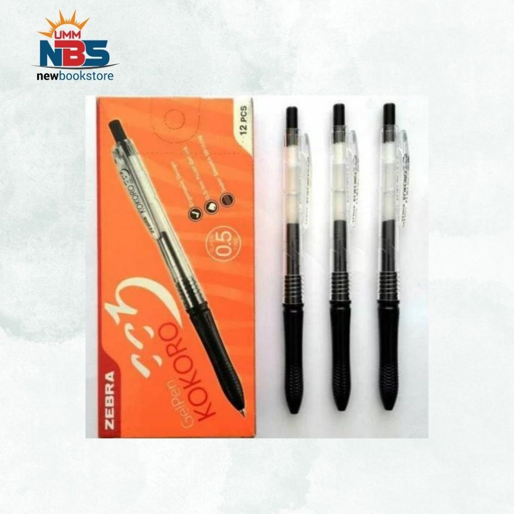 

Ballpen Zebra Kokoro 0,5 mm Black 12 pcs - 1 Pack