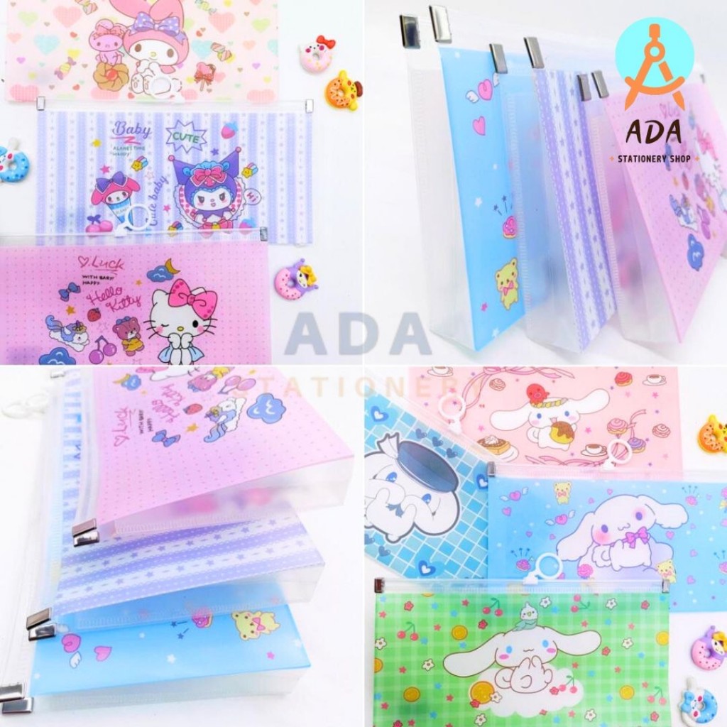 

(1pc) DOCUMENT BAG (B6) SANRIO 1008/ MAP DOCUMENT B6