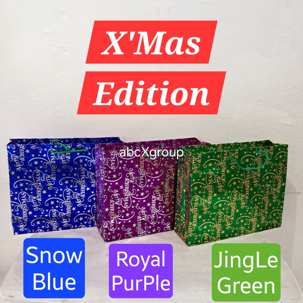 

[12 Pcs] Paper Bag, Tas Kado, Goodie Bag, Christmas Natal Lebaran, Tas Paper, Tas Goodie Premium