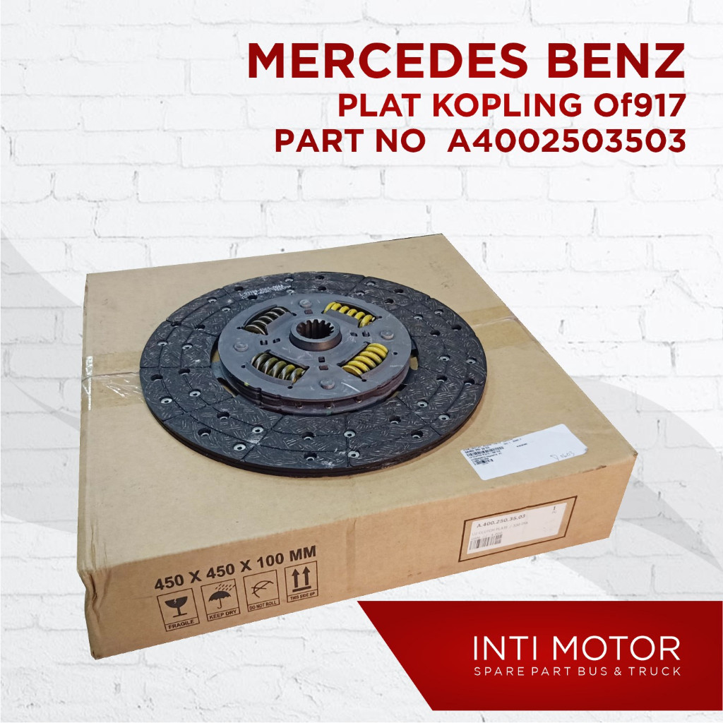 PLAT KOPLING - MERCEDES BENZ OF 917 - A4002503503 TVS - MERCY OF 917