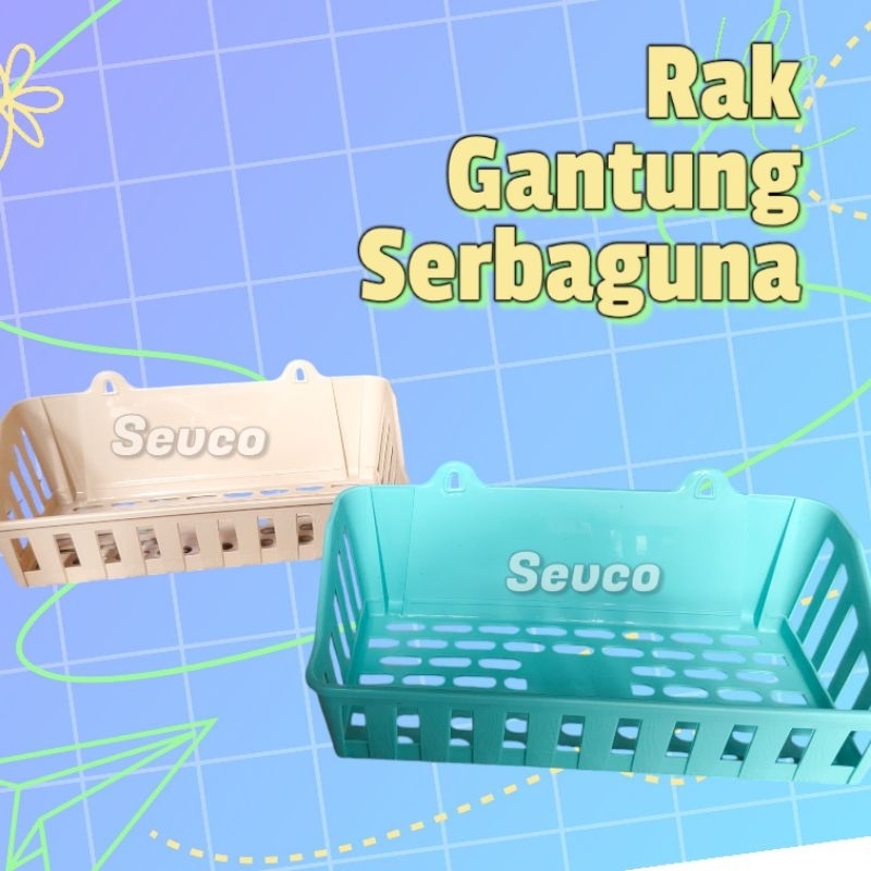 Rak Gantung Serbaguna Lovenia 8650/ Rak Shampo Rak Bumbu Dapur Cabe Gantung