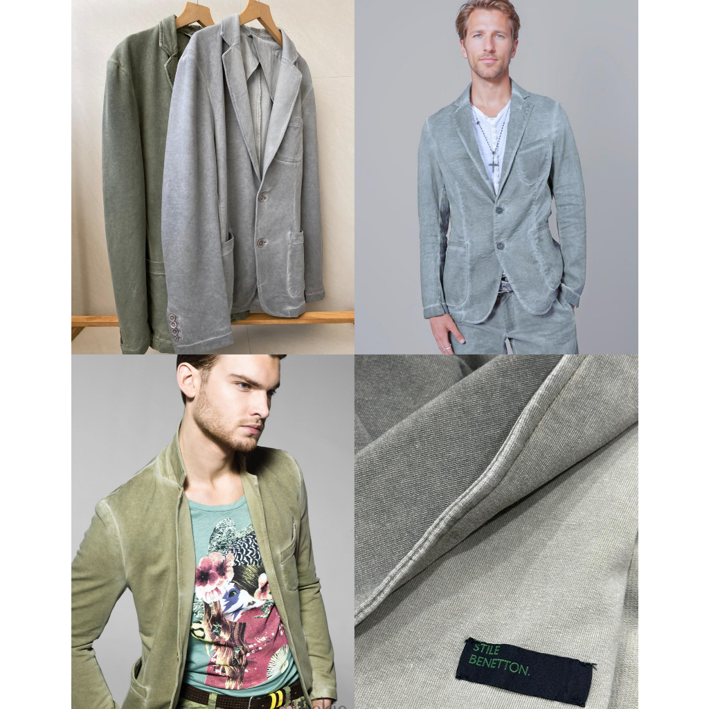 Benetton Men's Vintage Blazer - 5748