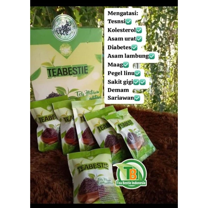 

TEABESTIE INDONESIA ORIGINAL sachet 50 gram = 5 sachet Dapatkan Emas Asli setiap pembelian produk ini