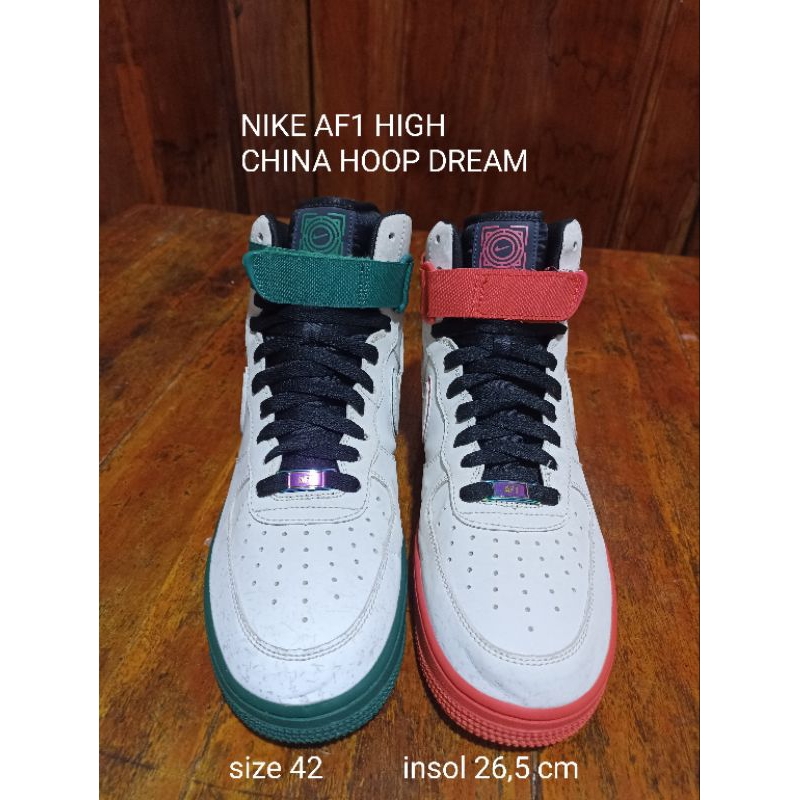 sepatu Basketball Nike Air Force 1 High China Hoop Dream