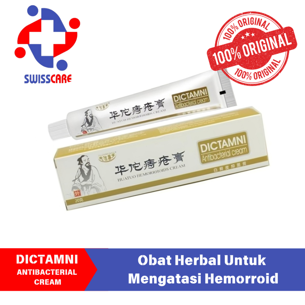 DICTAMNI ANTIBACTERIAL CREAM | Obat Herbal Untuk  Mengatasi Hemorroid