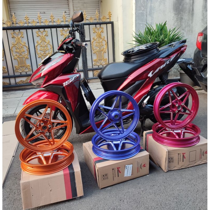 VELG RACING VROSSI VENOM ORBIT BINTANG GEN 2 HONDA BEAT KARBU BEAT ESP BEAT FI SCOOPY VARIO 125/VARI