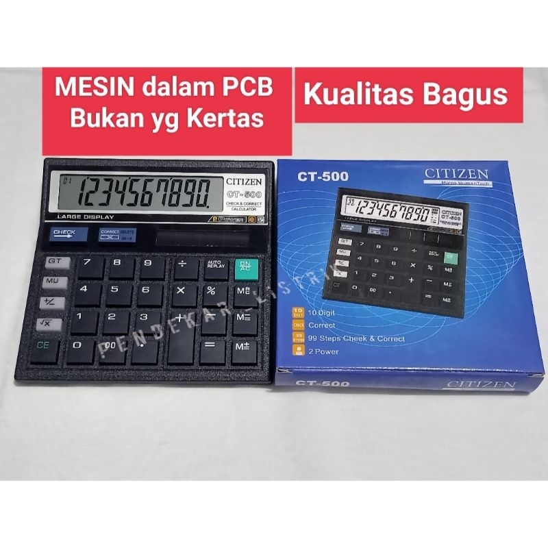 

Kalkulator CITIZEN CT-500 (10digit)