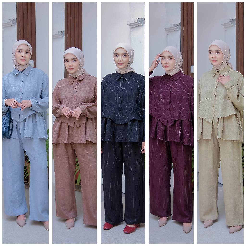 CFR RAVEN ONE SET PREMIUM - VENEZIA SLUB Material - ADEM dan NYAMAN - ORIGINAL CFR