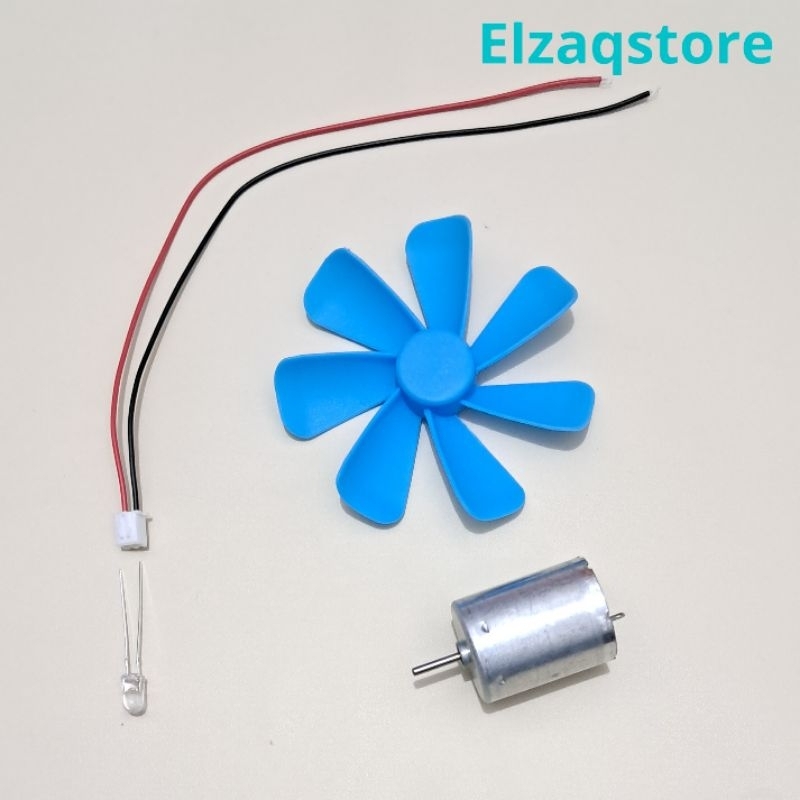 DIY Merangkai Wind Turbine Turbin Angin Generator Listrik Praktek Sekolah PLTB Mini