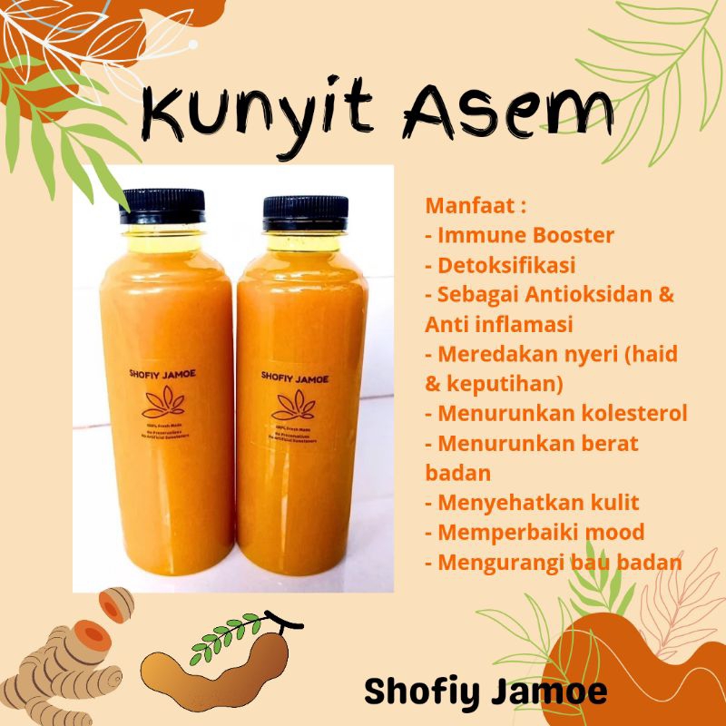 

Jamu Kunyit Asam Kunir Asem / Jamu Beras Kencur / Wedhang Jahe / Sereh Telang