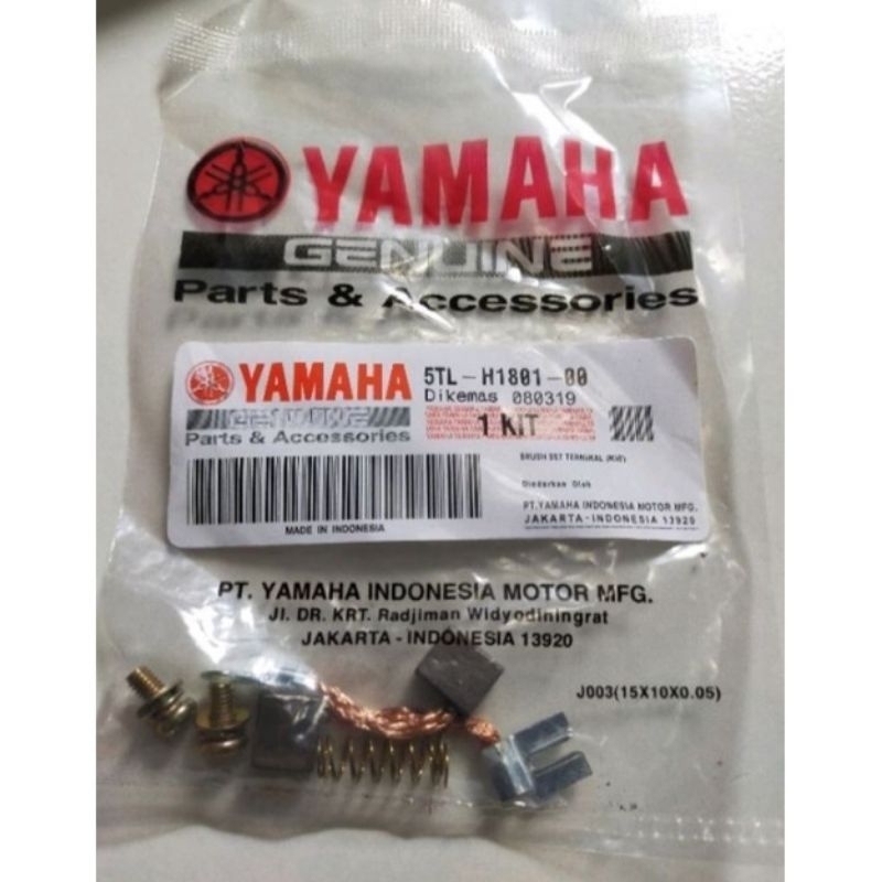 cool kul carbon brush set areng dynamo stater mio   Sporty Mio Soul Mio Smile 5TL KD190