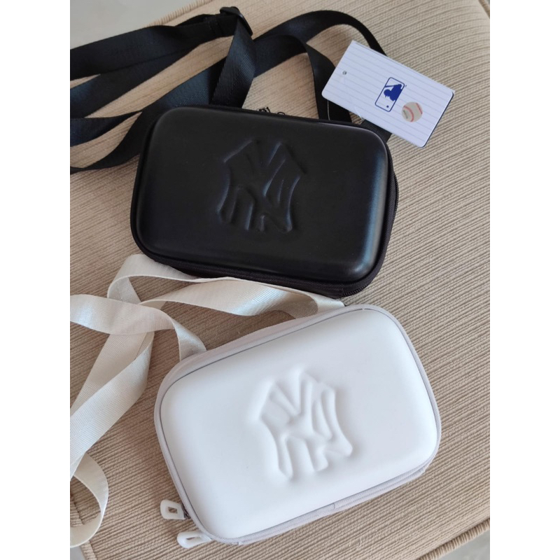 BAGSBUNNY15 • TAS WANITA PRIA UNISEX MLB* MLB21 FREE Paperbag BOXY HARDCASE SLING BAG