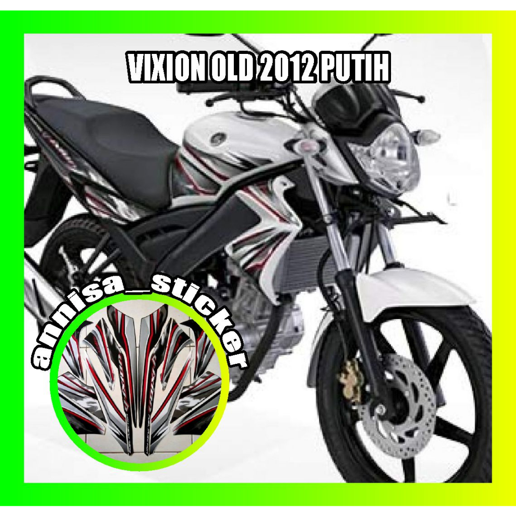 striping lis vixion old 2012 putih