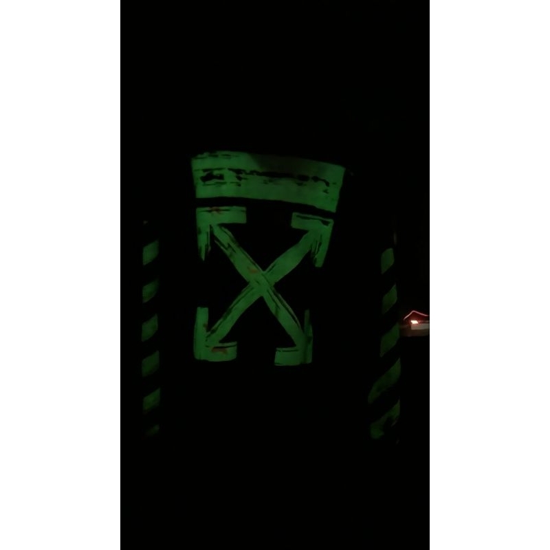 Off White Galaxy Glow In The Dark/Hodie Off White