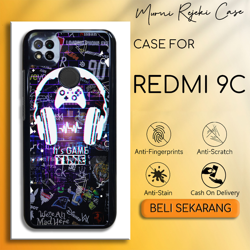 Casing REDMI 9C Case REDMI 9C Kesing Terbaru Anime Motif Gamezone Softcase Hardcase Premium Glossy K