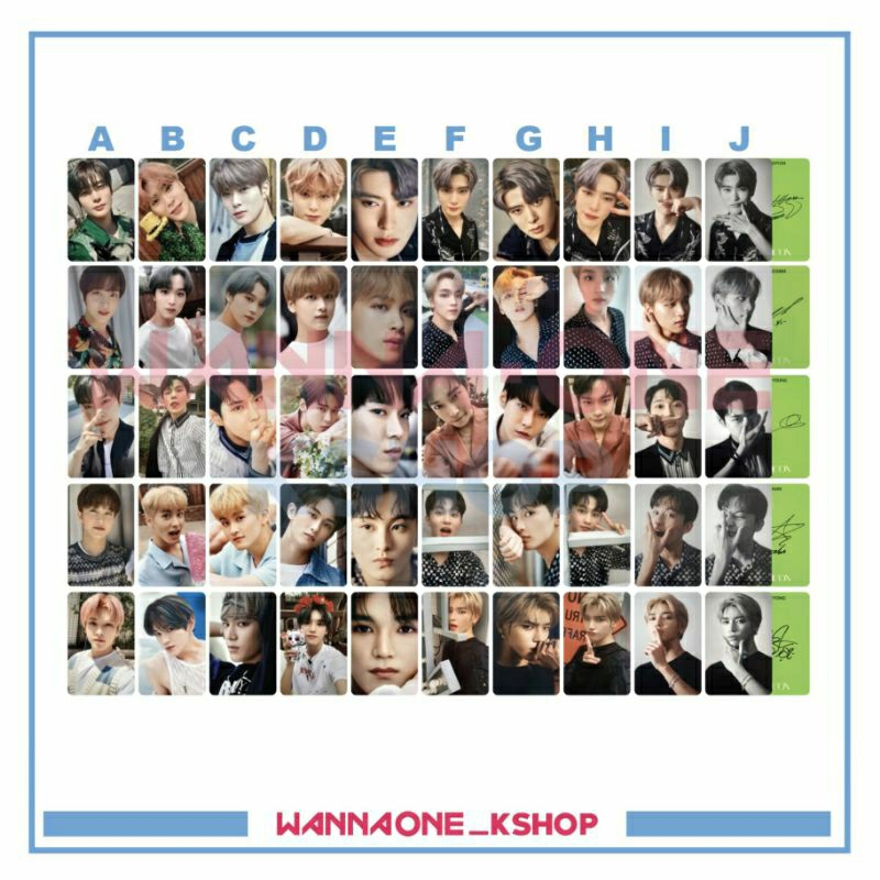 unofficial photocard nct 127 dicon jaehyun taeyong doyoung mark haechan
