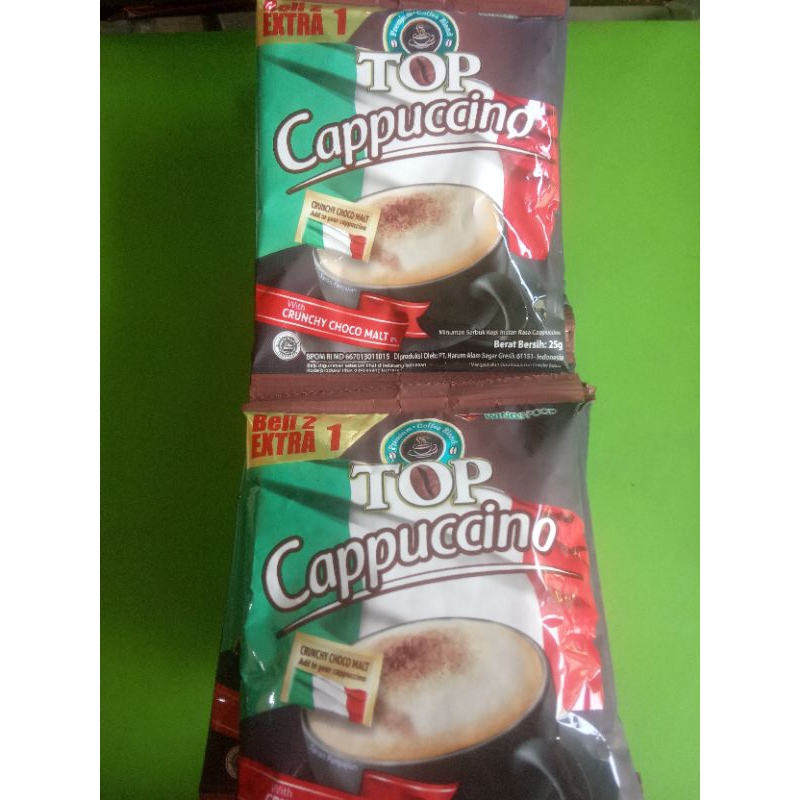 

Top Cappucino 1 Renteng Isi 15Bungkus